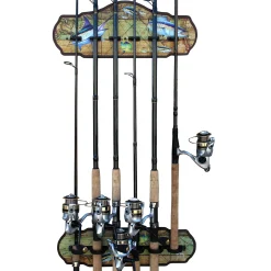 Ancient Map 6 Rod Wall Rack
