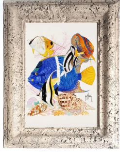 "Angel Reef - King Angel" Tile Art