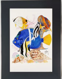 "Angel Reef - King Angel" Tile Art