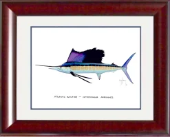 "Atlantic Sailfish" Grande Mini Print