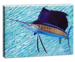 "Bait Wall" Small Canvas Art