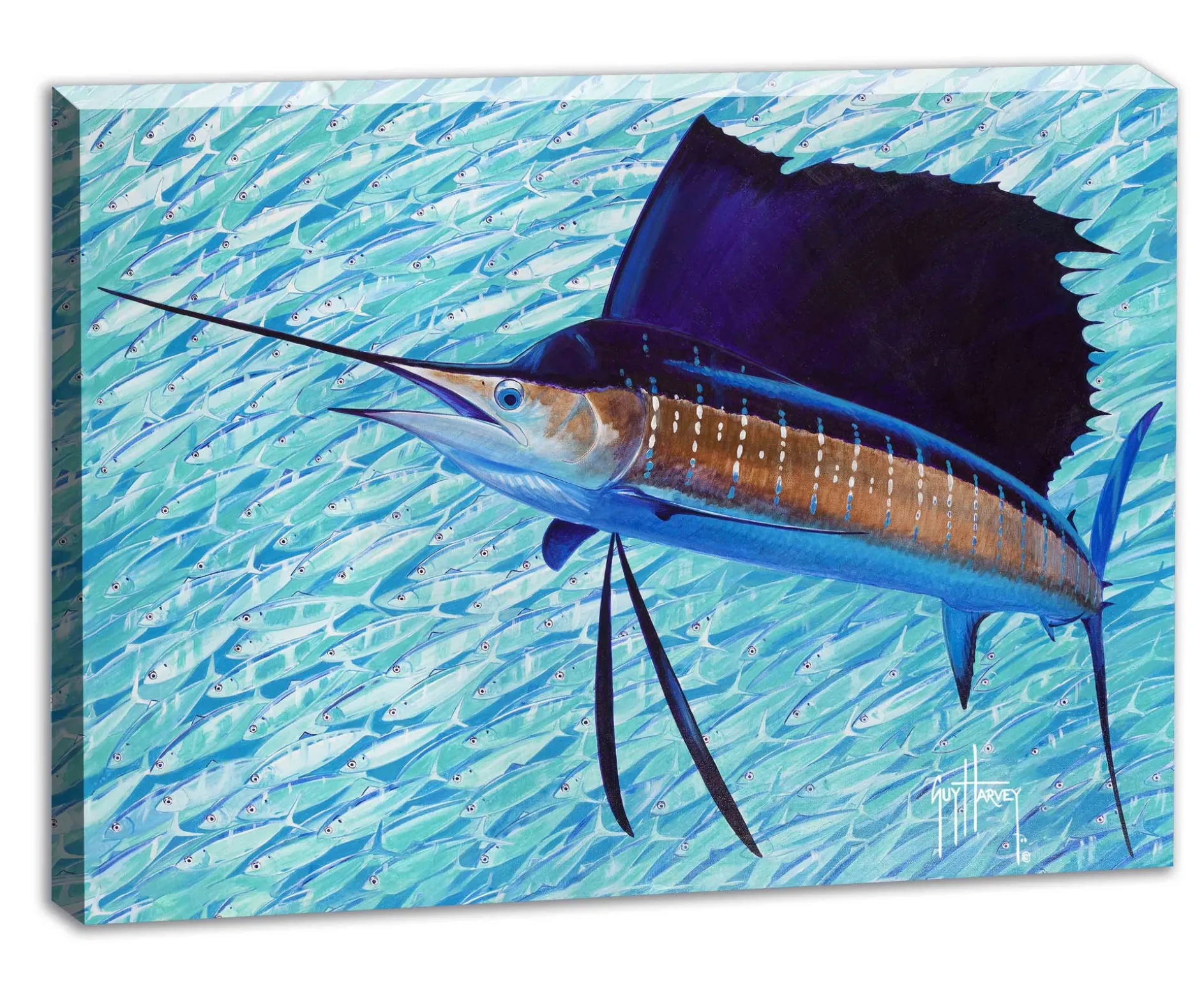 "Bait Wall" Small Canvas Art