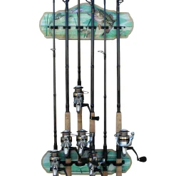 Bass 6 Rod Wall Rack