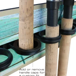 Bass 6 Rod Wall Rack