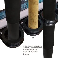 Bass 8 Rod Wall Rack