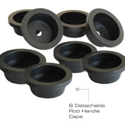Bass 8 Rod Wall Rack