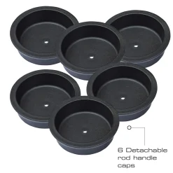 Bass 6 Rod Wall Rack