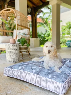 Black Palm Guy Harvey Pet Bed