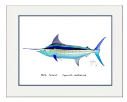 "Blue Marlin" Grande Mini Print
