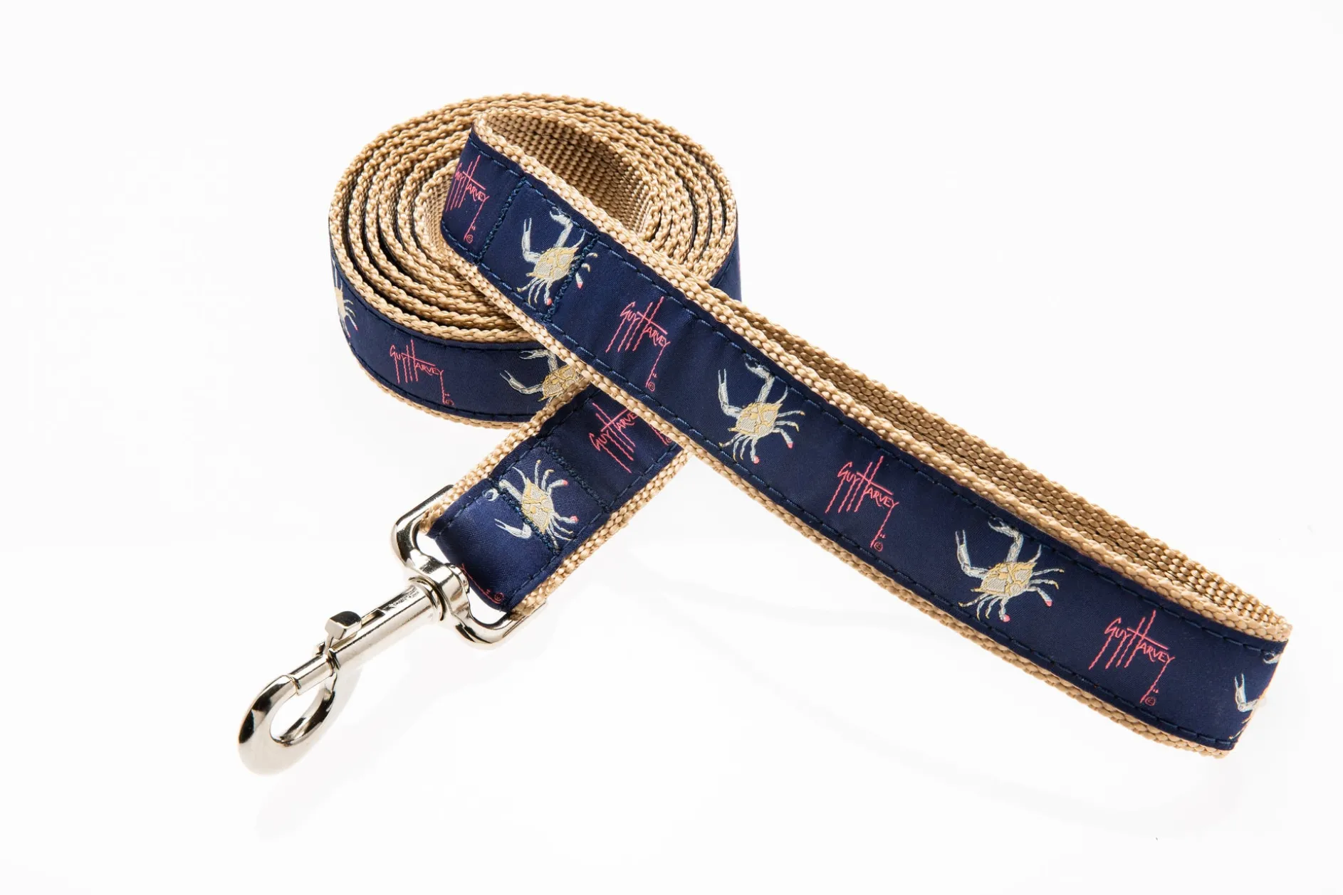 Crab on Navy Dog Leash