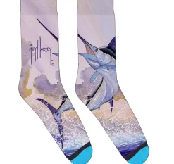 Dark Blue Marlin Socks