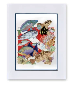 "Divers Delight" Mini Print
