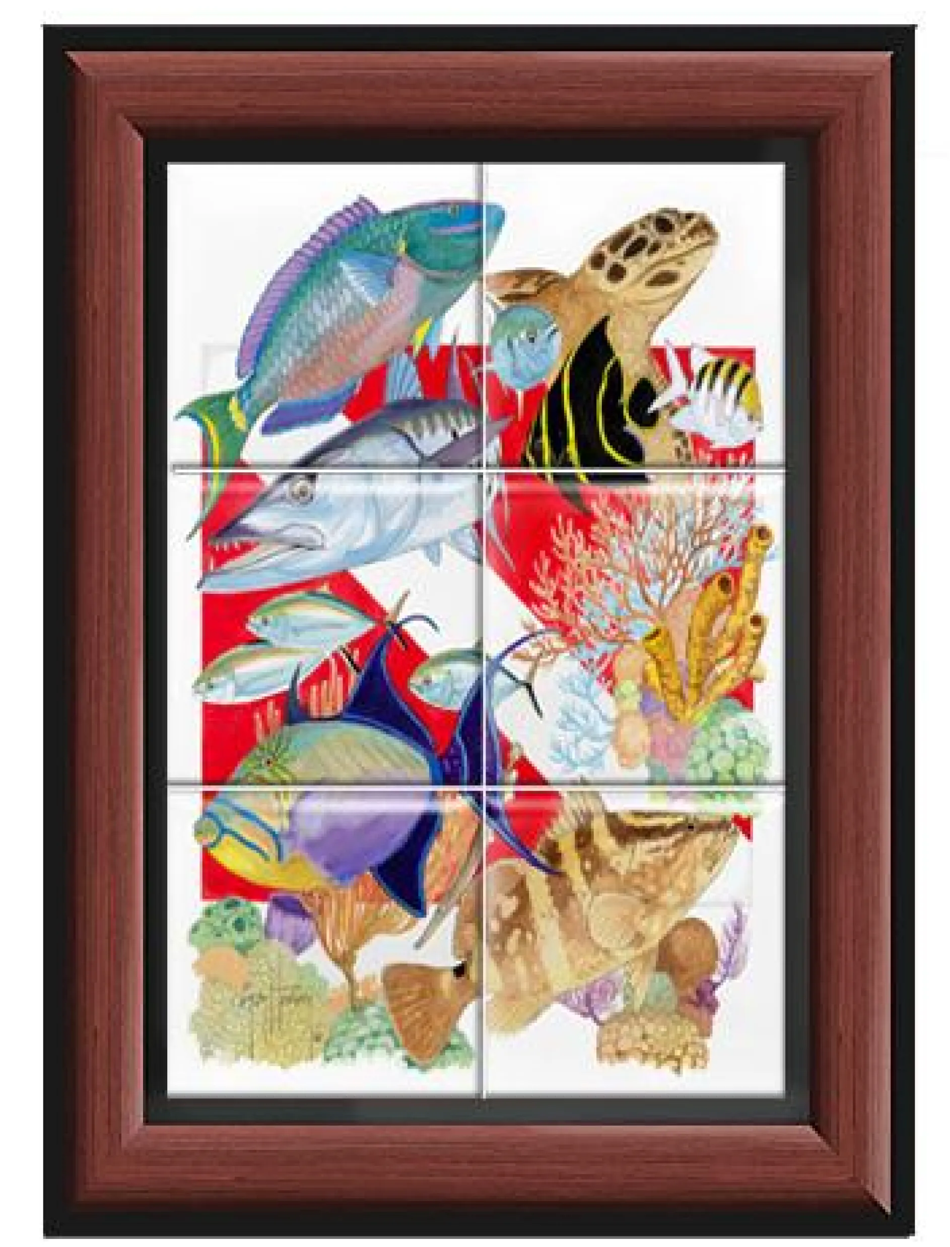"Divers Delight" Tile Art