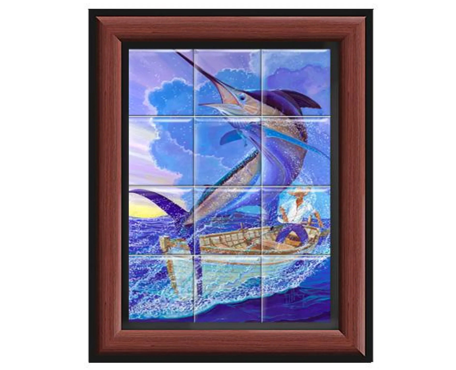 "El Viejo" Tile Art