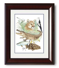 "Everglades Collage" Mini Print
