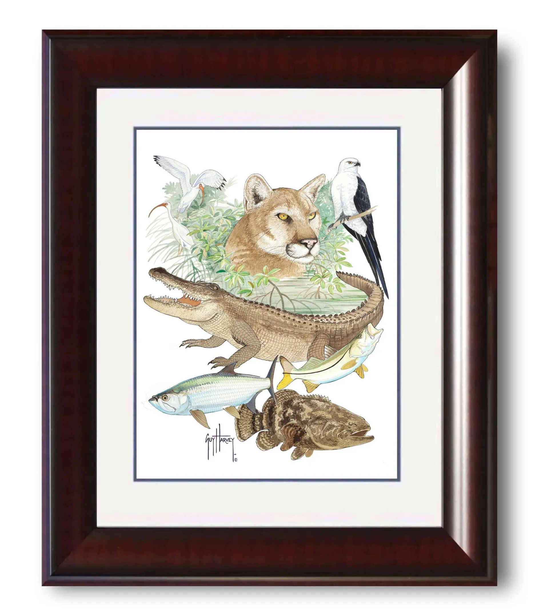 "Everglades Collage" Mini Print