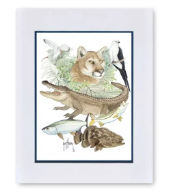 "Everglades Collage" Mini Print