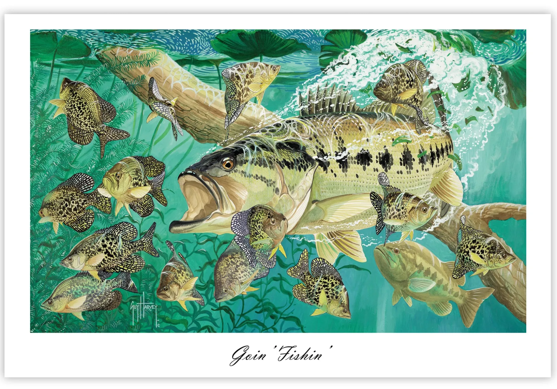 "Goin' Fishin' " Limited Edition Lithograph