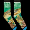 Green Trout Socks