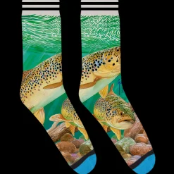 Green Trout Socks