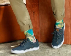 Green Trout Socks