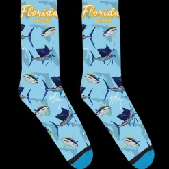Guy Harvey Florida Collage Socks