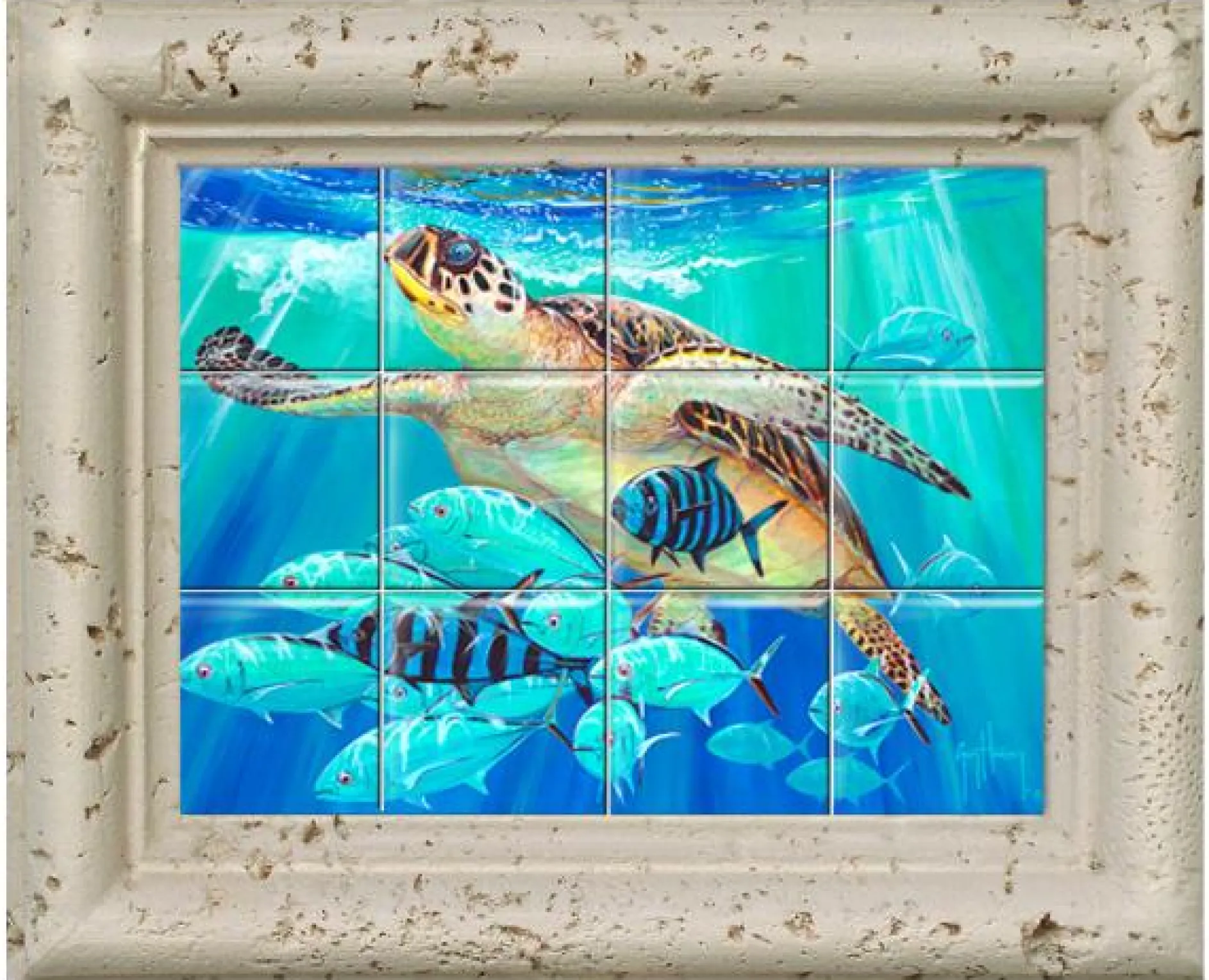 "Hawksbill Caravan" Tile Art