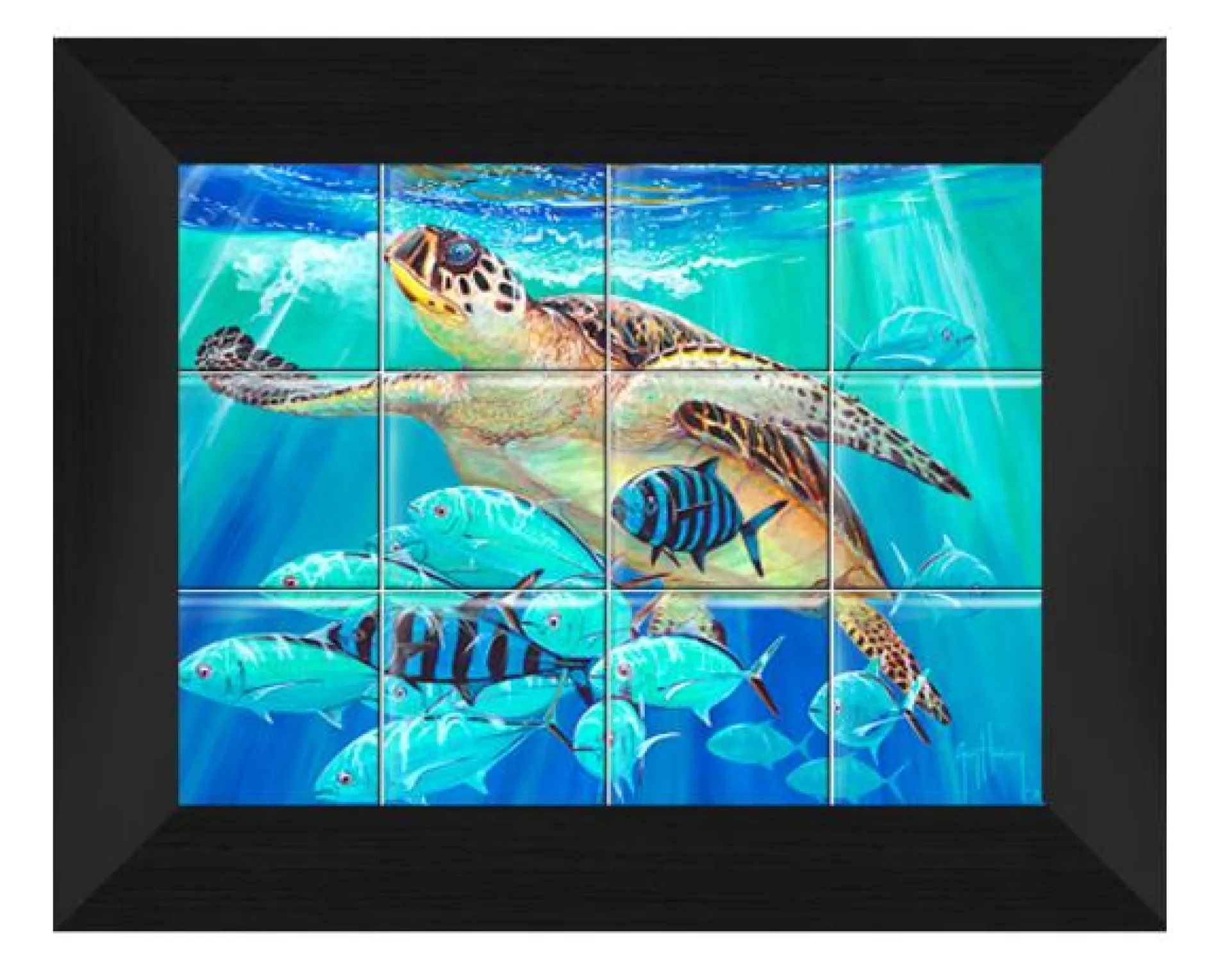 "Hawksbill Caravan" Tile Art