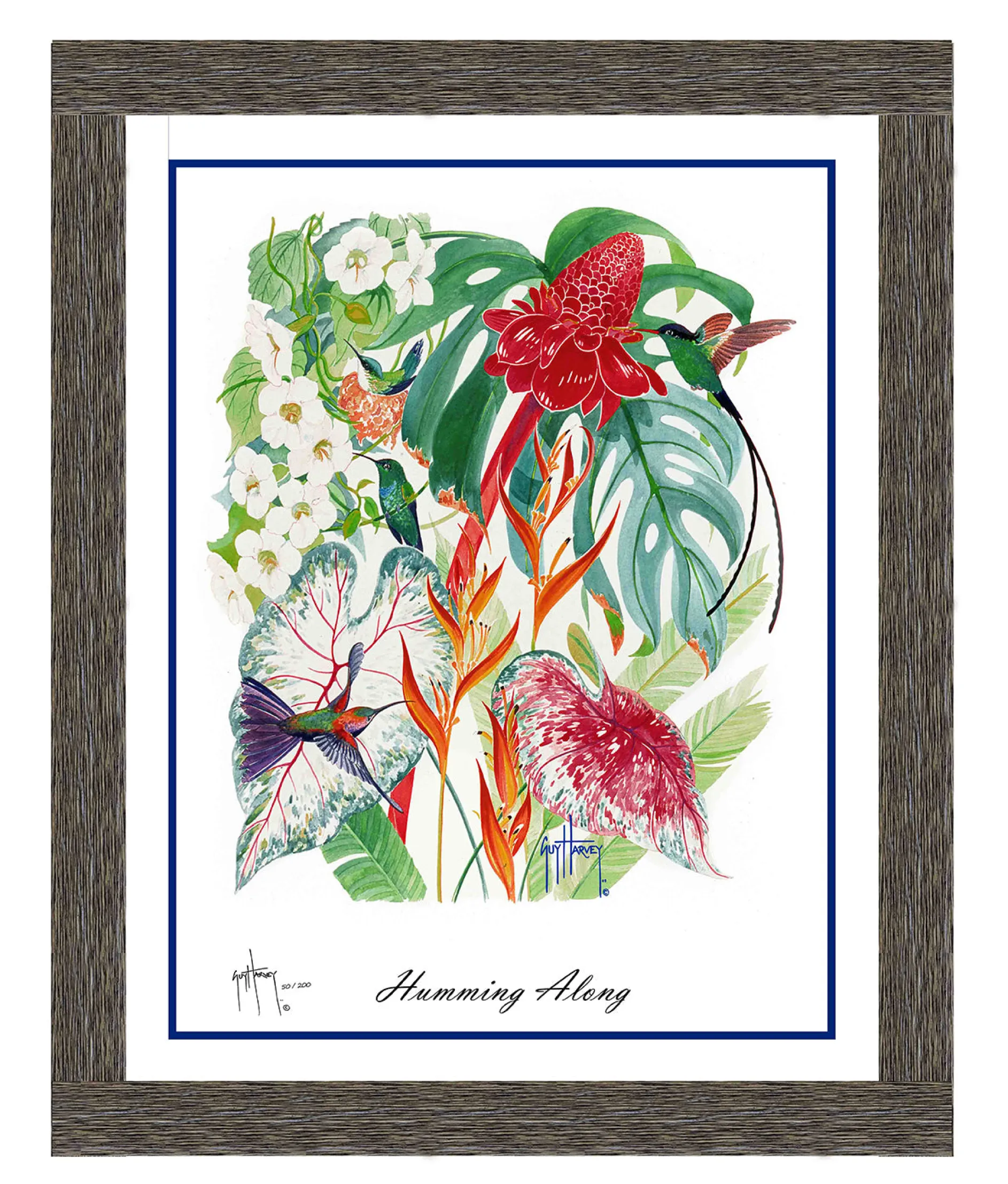 "Humming Along" Limited Edition Lithograph