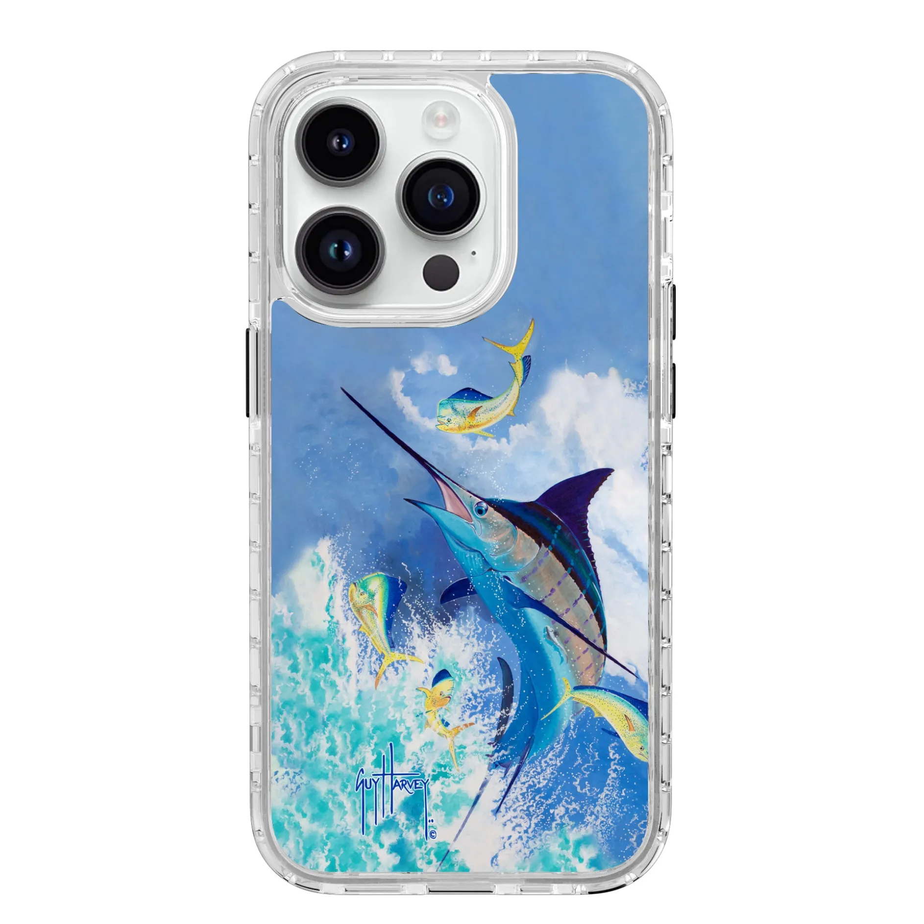 iPhone 15 Models - Magnitude Blue Commocean Phone Case