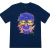 Kids Beach Skull Short Sleeve T-Shirt