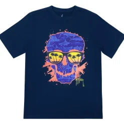 Kids Beach Skull Short Sleeve T-Shirt