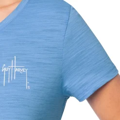 Ladies Anchored Relaxed V-Neck Top
