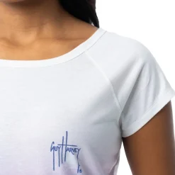 Ladies Beach Side Short Sleeve Poly/Rayon Slub Top