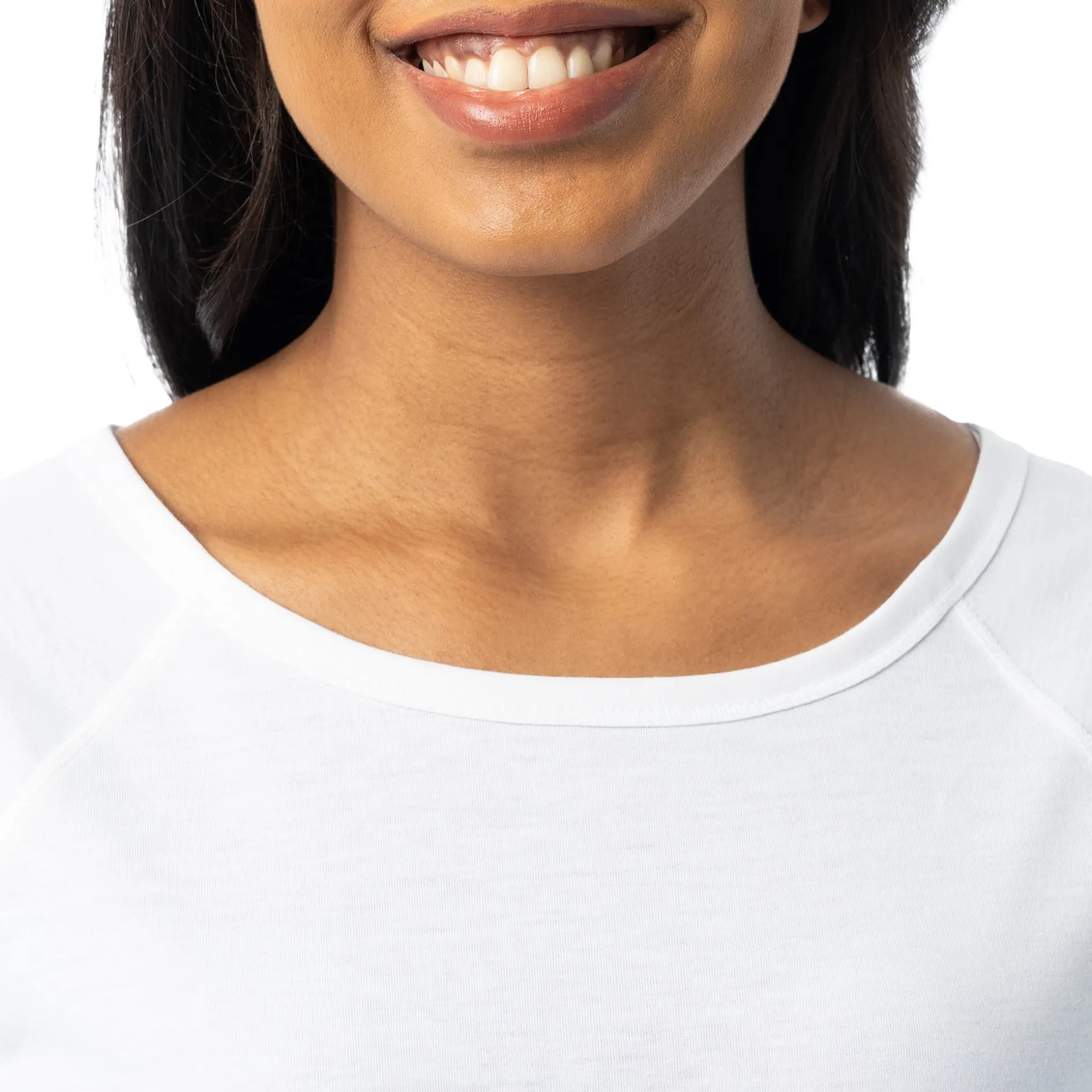 Ladies Beach Side Short Sleeve Poly/Rayon Slub Top