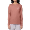 Ladies Core solid Long Sleeve Sun Protection Shirt