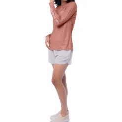 Ladies Core solid Long Sleeve Sun Protection Shirt