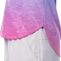 Ladies Dusk Short Sleeve Poly/Rayon Slub Top