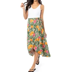 Ladies Hibiscus Garden Wrap Skirt