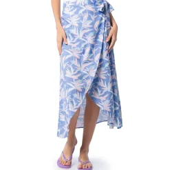 Ladies Indigo Wrap Skirt