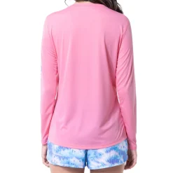 Ladies Long Sleeve Performance Fishing Sun Protection Shirt UPF 50+