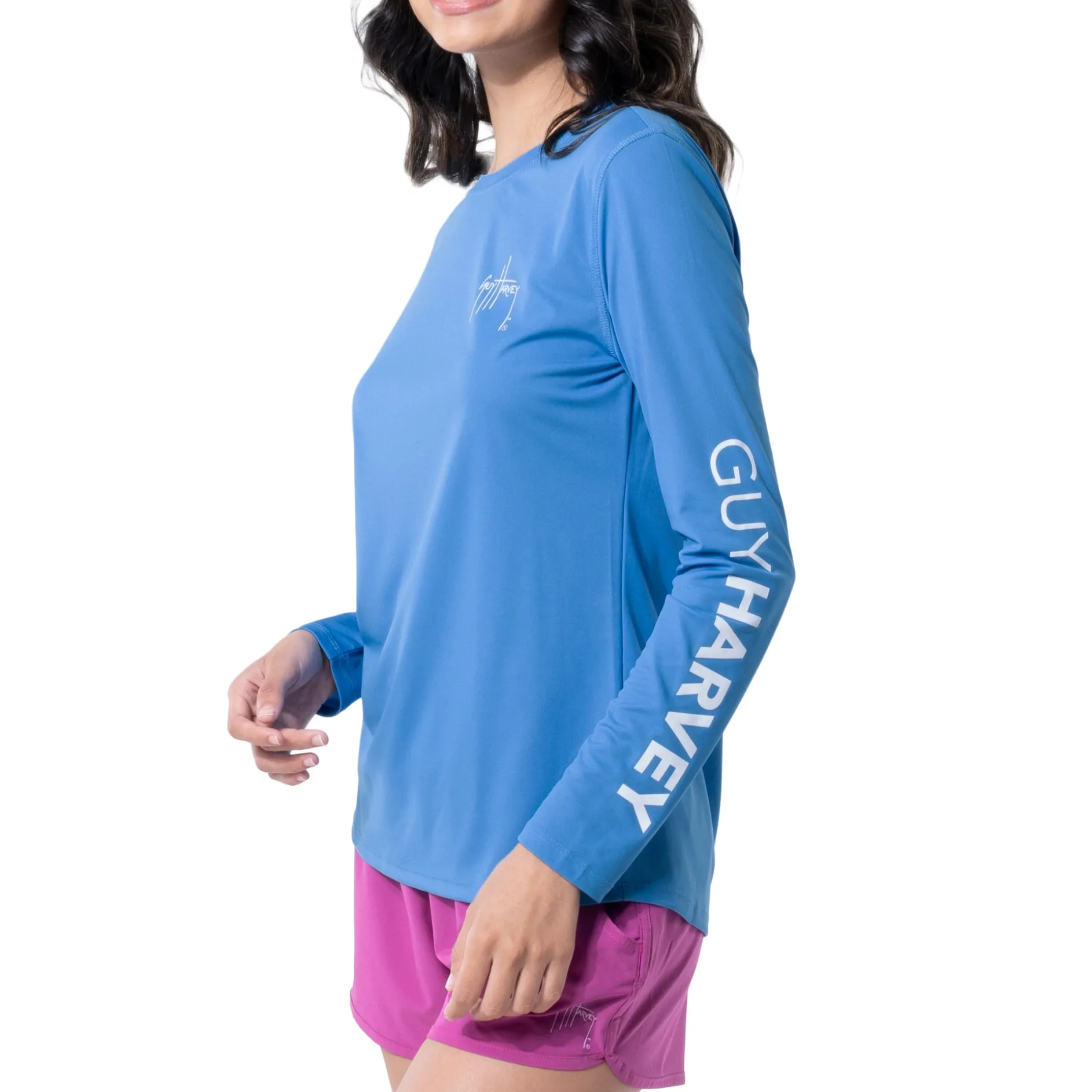 Ladies Long Sleeve Performance Fishing Sun Protection Shirt UPF 50+