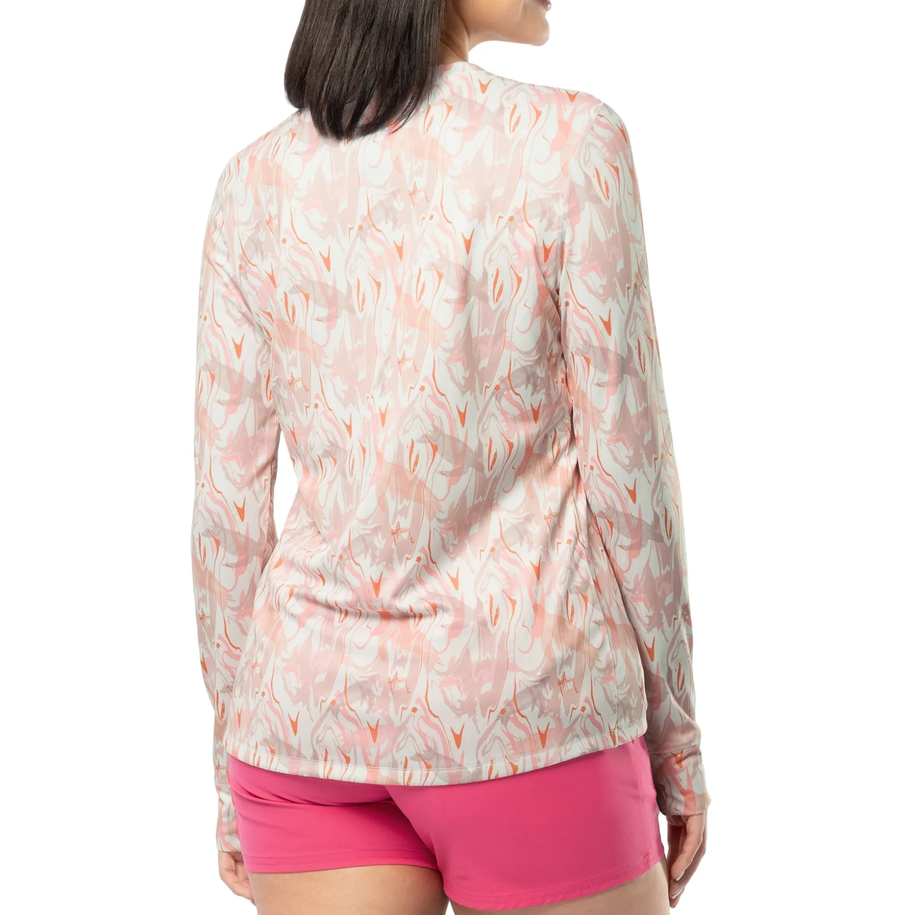 Ladies Marble Turtles Long Sleeve Sun Protection Top