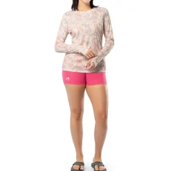 Ladies Marble Turtles Long Sleeve Sun Protection Top