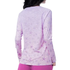 Ladies Ocean Current Long Sleeve Raglan Slub Shirt
