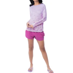 Ladies Ocean Current Long Sleeve Raglan Slub Shirt