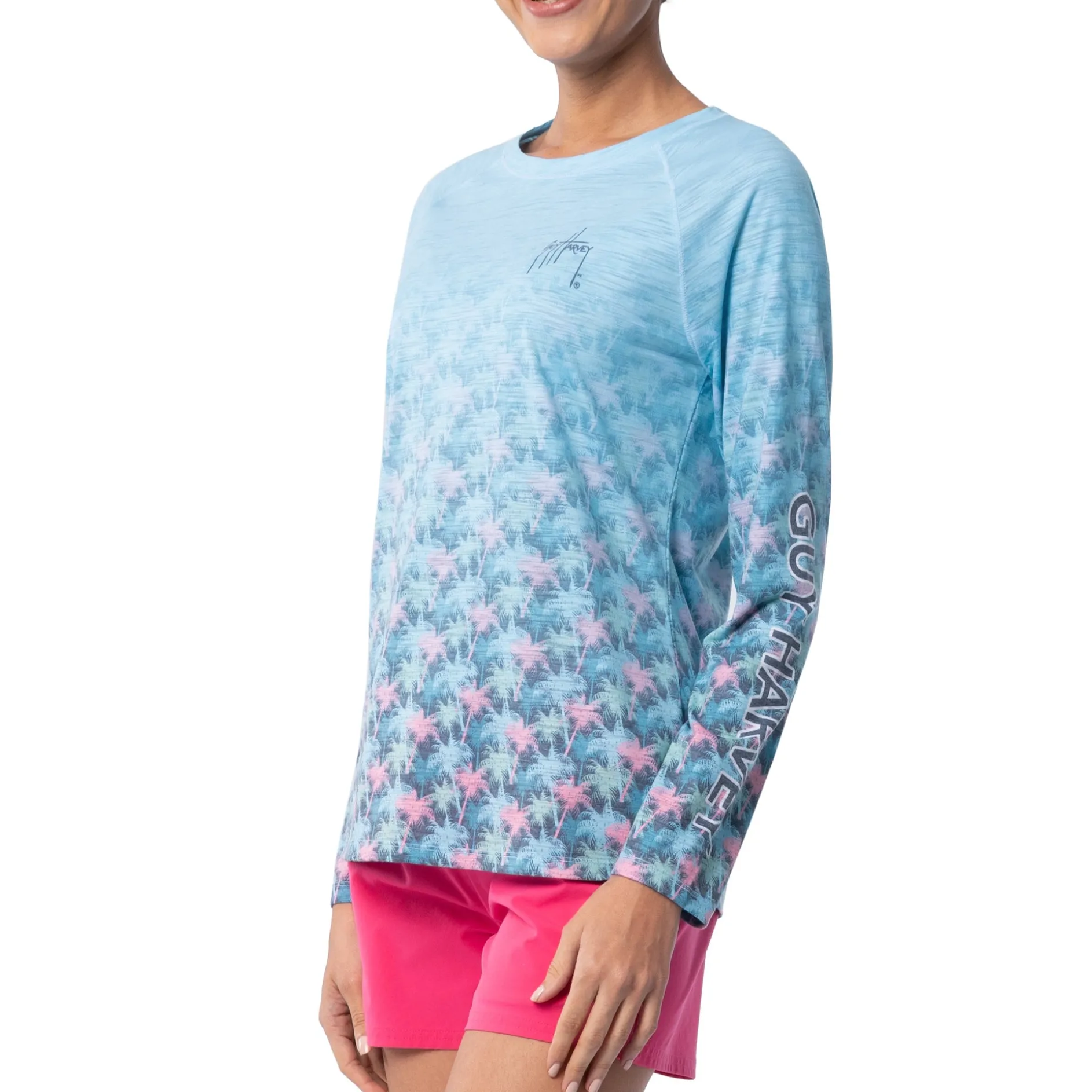 Ladies Palm Springs Long Sleeve Raglan Slub Shirt
