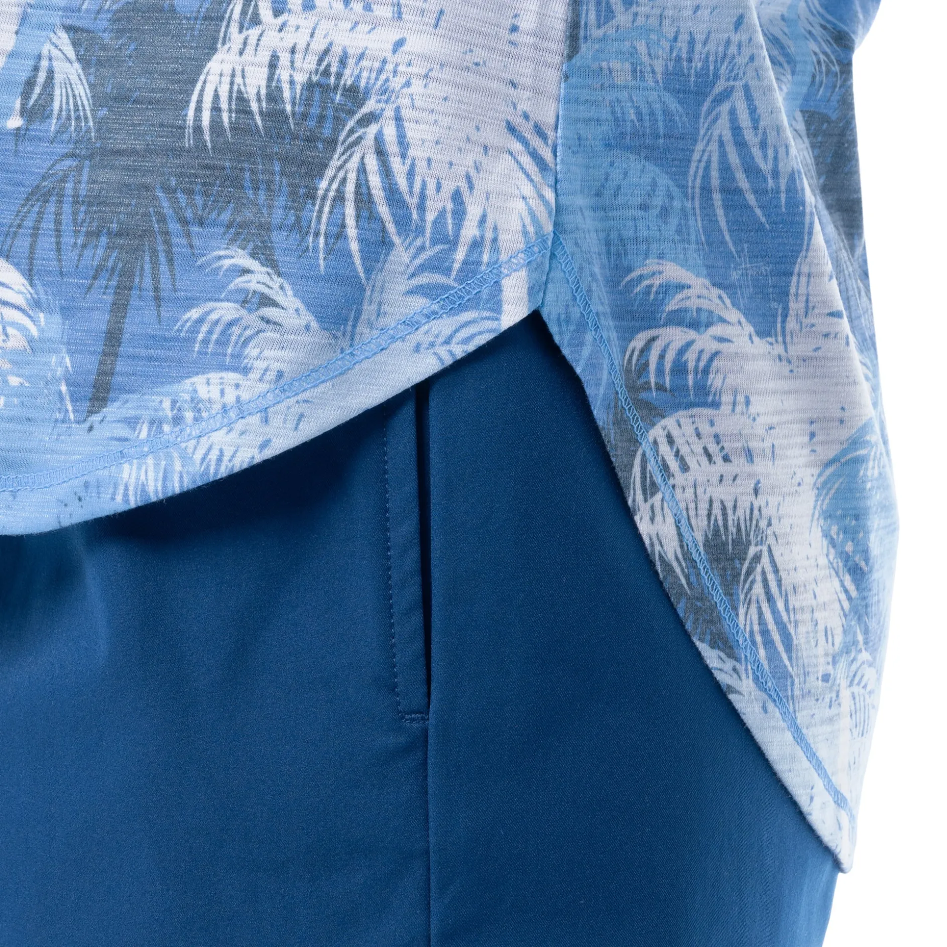 Ladies Palm Springs Short Sleeve Poly/Rayon Slub Top