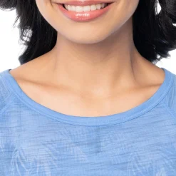 Ladies Palm Springs Short Sleeve Poly/Rayon Slub Top