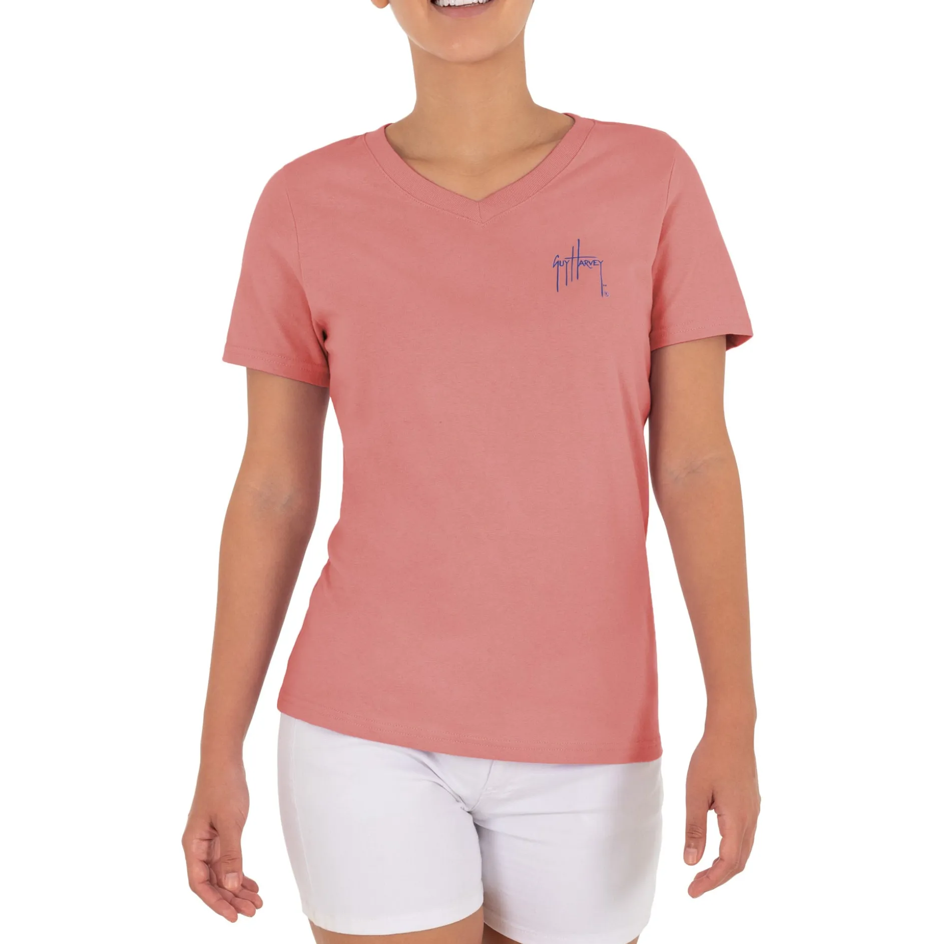 Ladies Paradise Short Sleeve V-Neck T-Shirt